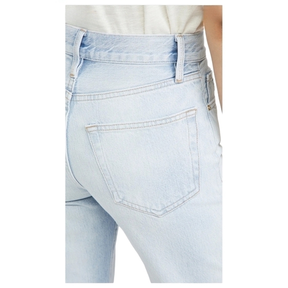 FRAME Le Original Ripped High Waist Crop Jeans, Size 32, NWT - Picture 5 of 16